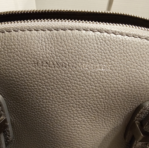 Alexander McQueen Legend Pebbled Leather Oversized Tote Satchel, Grey. LIKE NEW - Picture 15 of 16